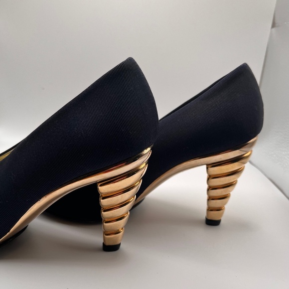 👠 Vintage Walter Steiger heels 37.5  AS NEW - Picture 8 of 9